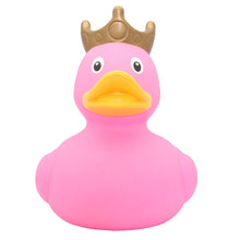 Load image into Gallery viewer, XXL Duck with Crown, pink 25 cm
