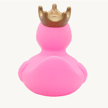 Load image into Gallery viewer, XXL Duck with Crown, pink 25 cm
