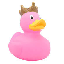 Load image into Gallery viewer, XXL Duck with Crown, pink 25 cm
