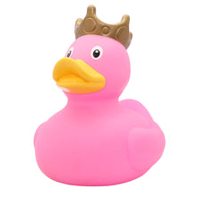 Load image into Gallery viewer, XXL Duck with Crown, pink 25 cm
