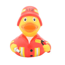 Load image into Gallery viewer, Firefighter Duck, red
